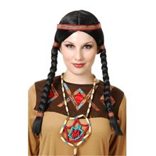Picture of Black Native American Maiden Wig