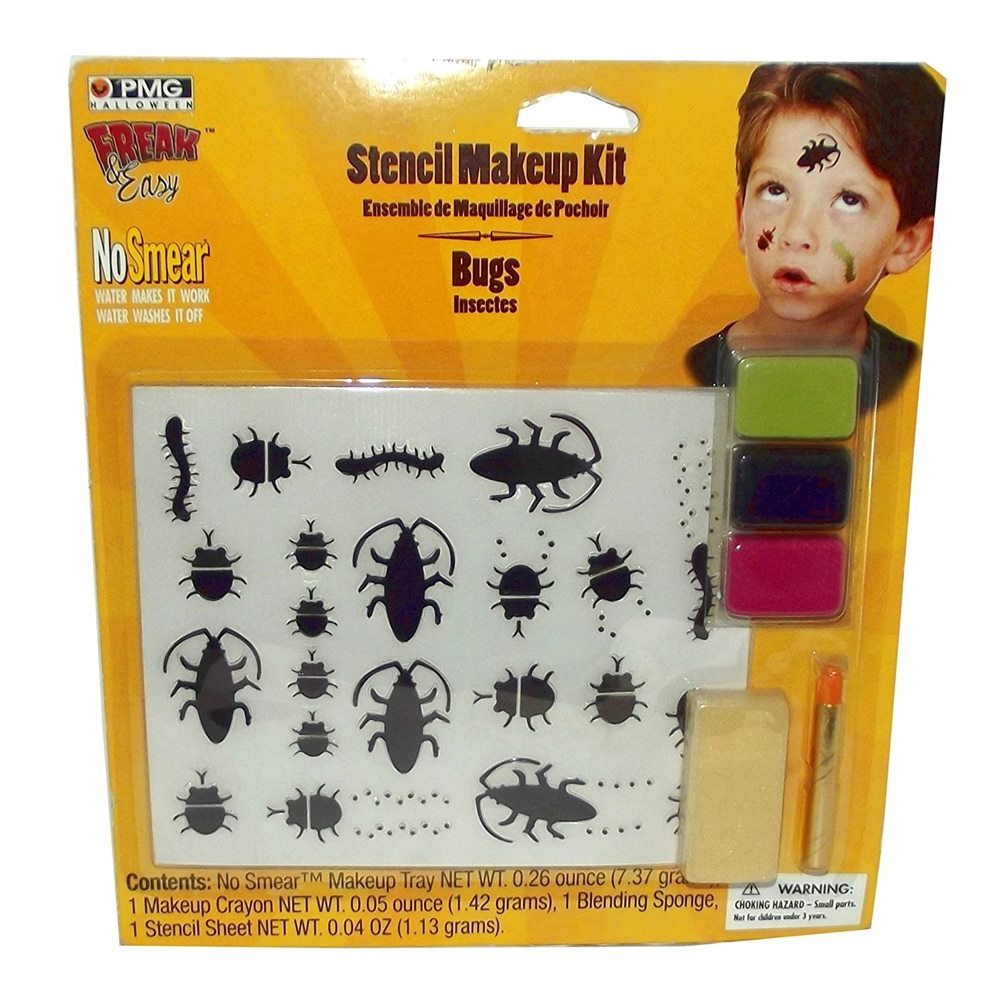 Picture of Bugs Stencil Makeup Kit