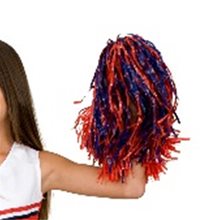 Picture of Blue & Red Pom Pom