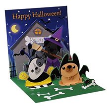 Picture of Dogs Like Candy Halloween Pop-Up Greeting Card
