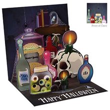 Picture of Scary Halloween Potions Pop-Up Greeting Card