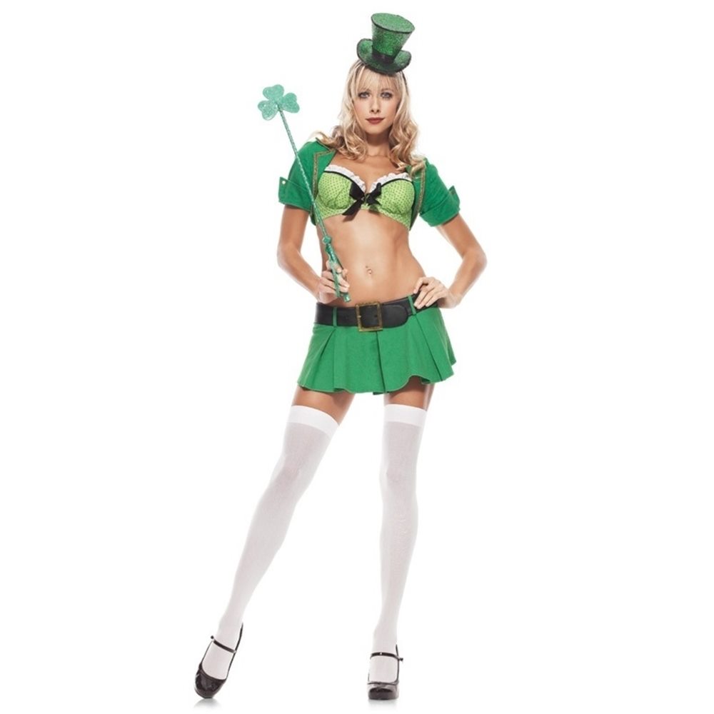 Picture of Lucky Charmed Leprechaun Adult Womens Costume