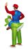Picture of Super Mario Brothers Mario Riding Yoshi Inflatable Adult Mens Costume