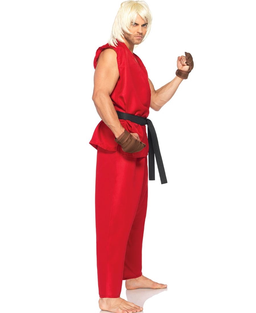 Halloweeen Club Costume Superstore. Street Fighter Ken Adult Mens Costume