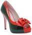 Picture of 4" Red and Black Vampiress Heels