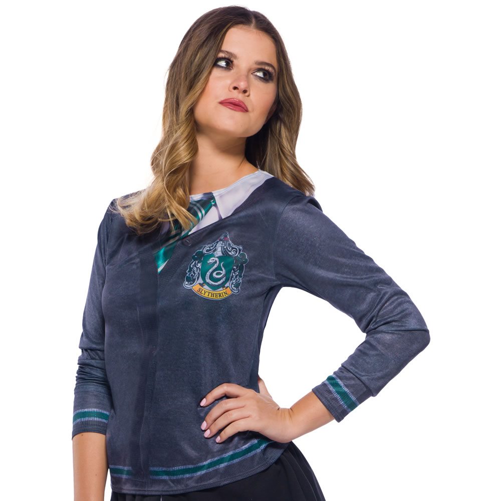 Picture of Harry Potter Slytherin Adult Womens Printed Top