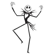 Picture of Jack Skellington Jointed Paper Cutout