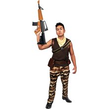 Picture of Fort Protector Camo Soldier Adult Mens Costume