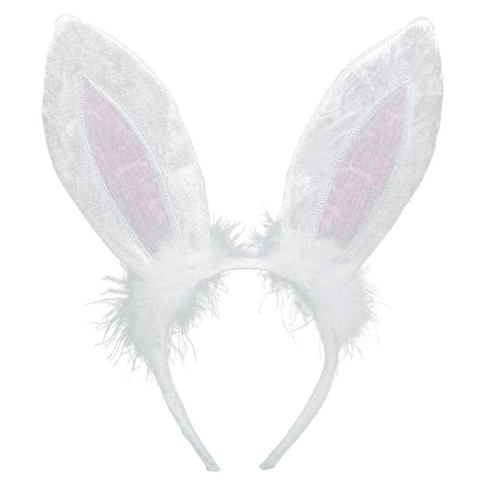 Picture of White Bunny Ears Headband