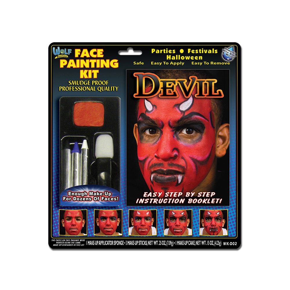 Picture of Devil Face Painting Kit