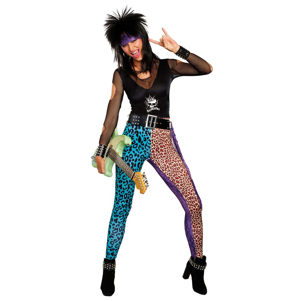 Picture of 80s Hair Band Rocker Adult Womens Costume