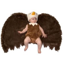 Picture of Bald Eagle Newborn Costume with Swaddle Wings