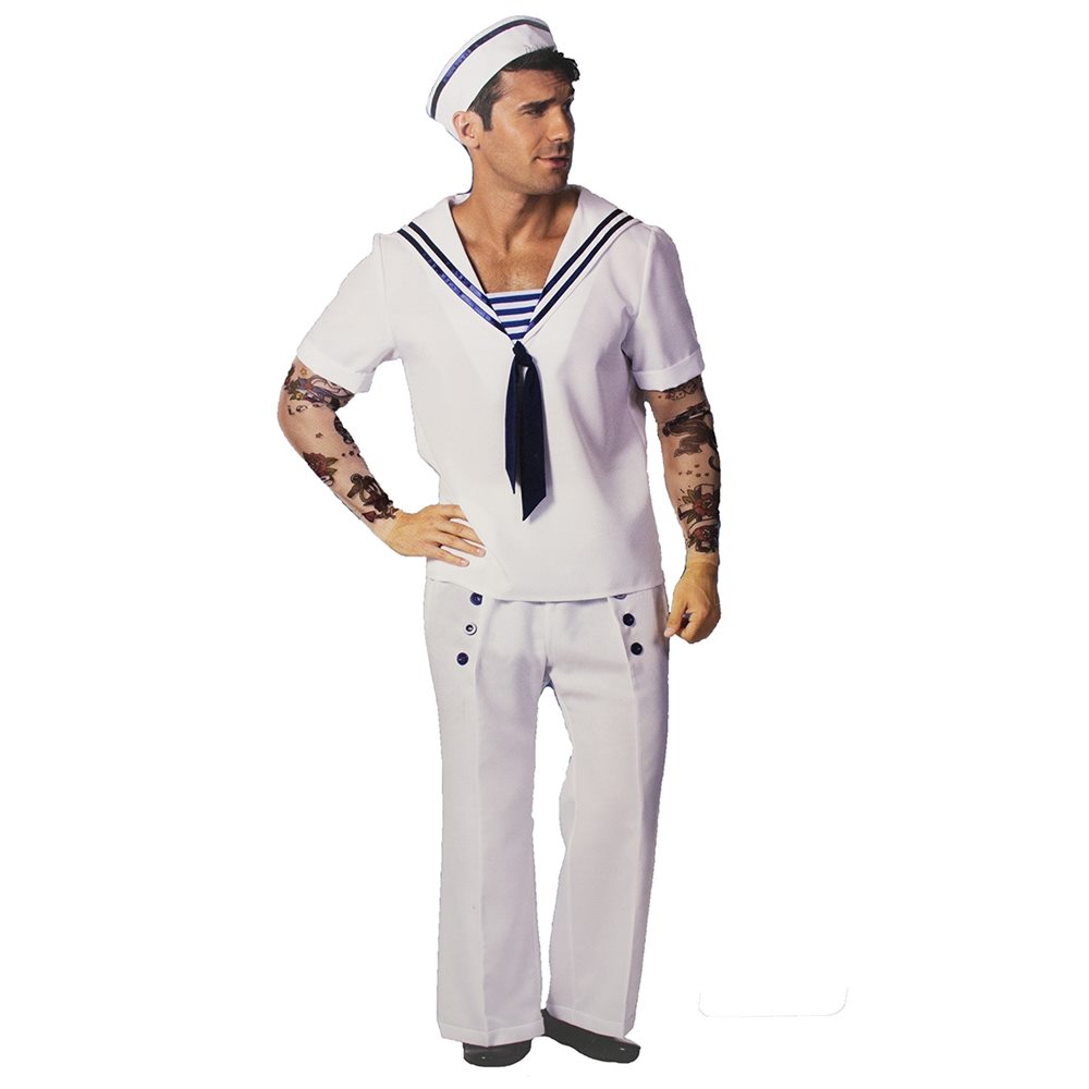 Picture of Inked Vintage Sailor Adult Mens Costume