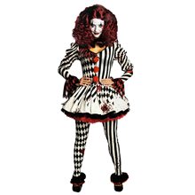 Picture of Creepy Miss Clowness Adult Womens Costume