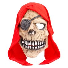 Picture of Grinning Pirate Skull Latex Mask