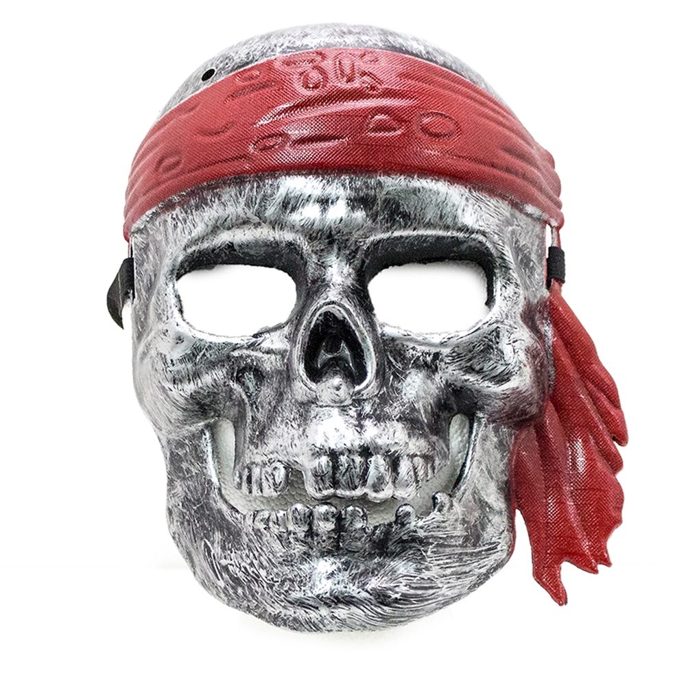 Picture of Silver Pirate Skull Mask