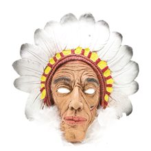 Picture of Native American Chief Latex Mask