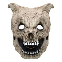 Picture of Horned Skull Latex Mask