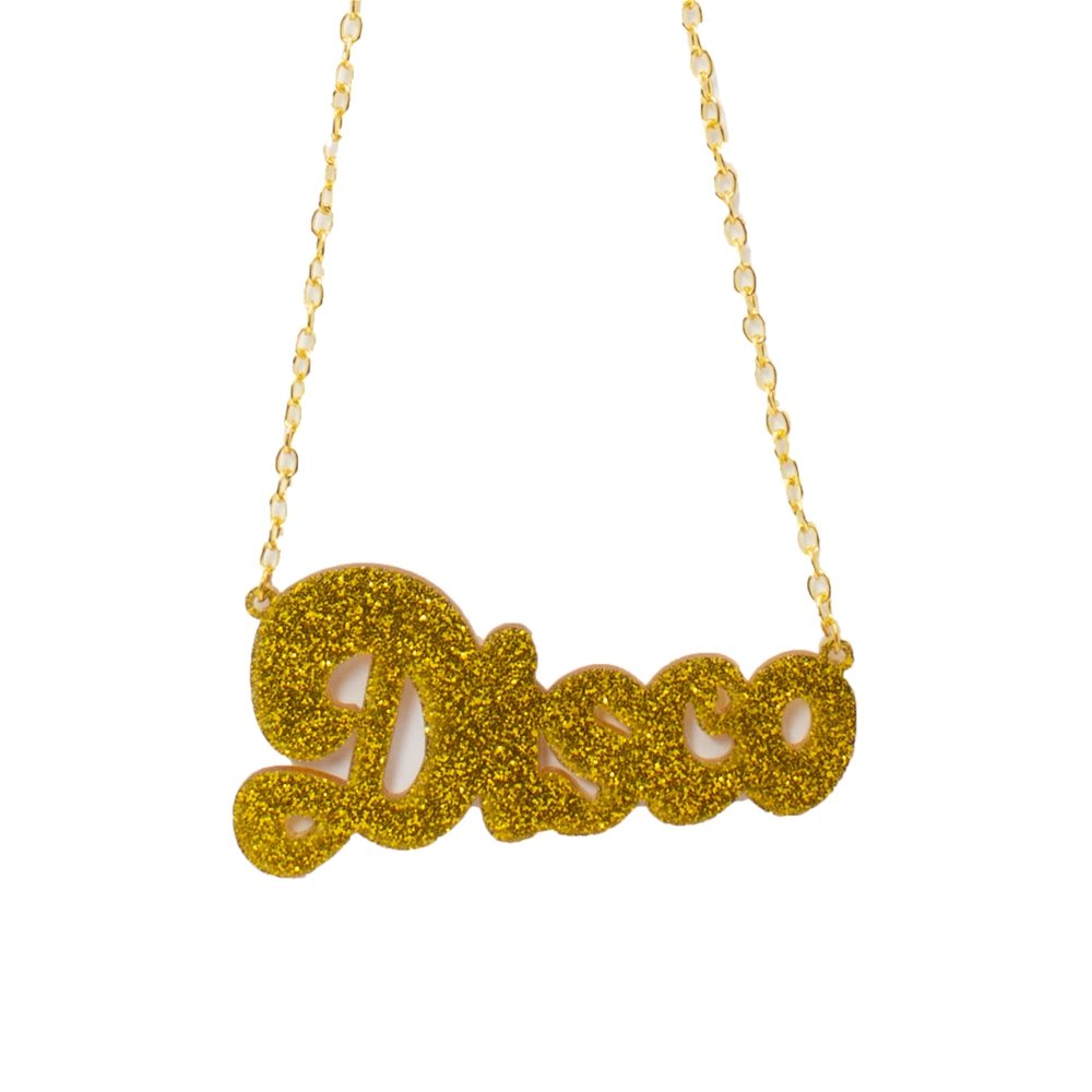 Picture of Gold Disco Necklace