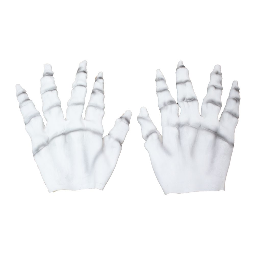 Picture of White Skeleton Latex Hands