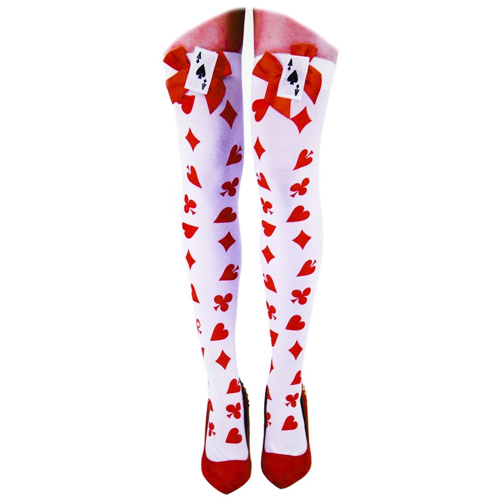 Picture of Poker Card Thigh Highs