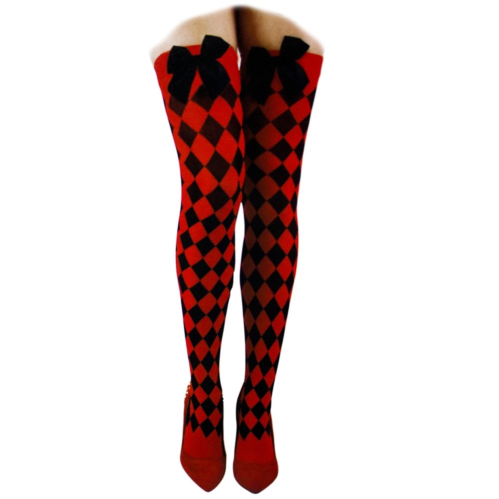 Picture of Red Diamond Thigh Highs
