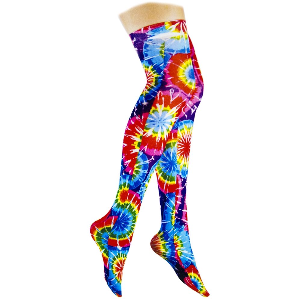 Picture of Tie Dye Thigh Highs