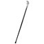 Picture of Snake Head Handle Black Metal Walking Cane