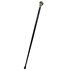 Picture of White Steampunk Skull Head Handle Black Metal Walking Cane