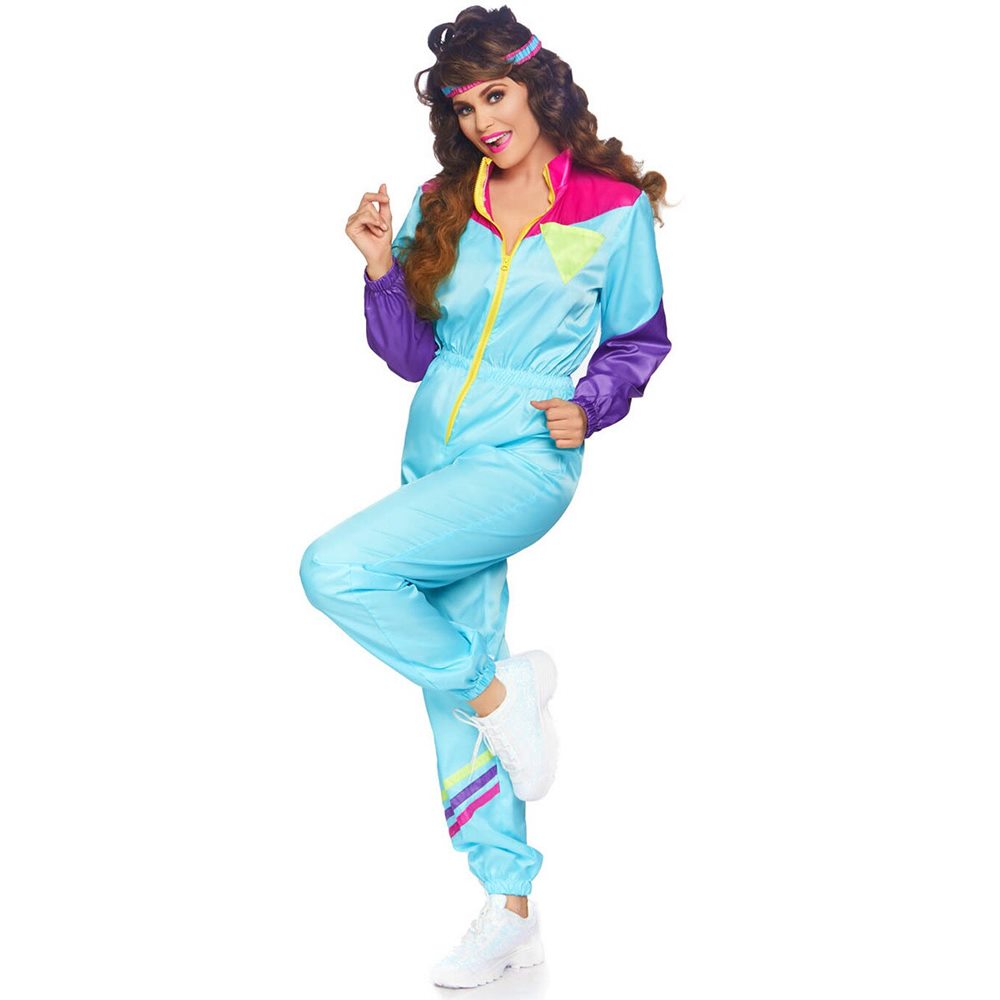 Picture of Awesome 80s Tracksuit Adult Womens Costume