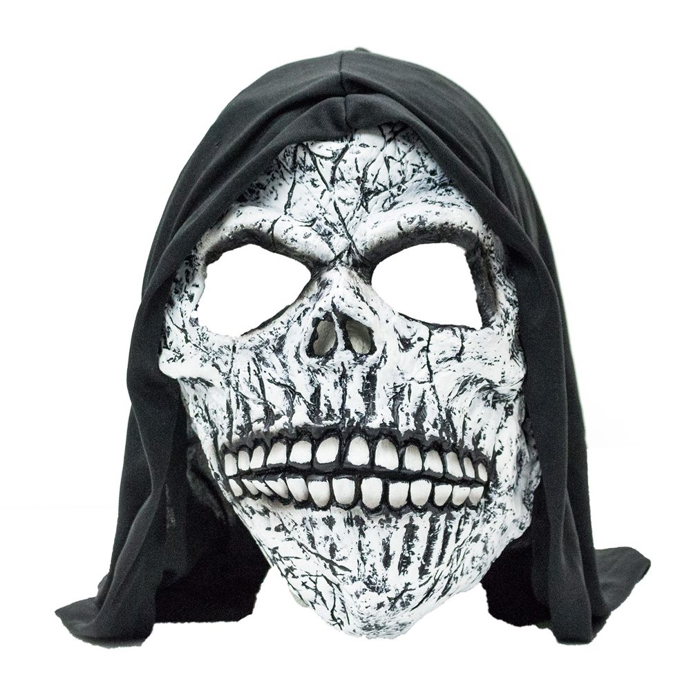 Picture of Grey Skull Mask with Hood